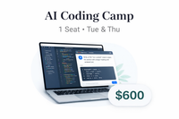 AI Coding Camp - 1 Seat - Tue & Thu